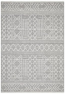 Arya Stitch Woven Rug Silver Grey.