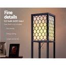 Floor Lamp Storage Shelf LED Lamps Vintage Standing Reading Light Bedroom.