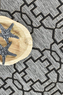 Pacific Grey Black Rug 208-DM9E.