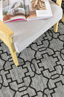 Pacific Grey Black Rug 208-DM9E.