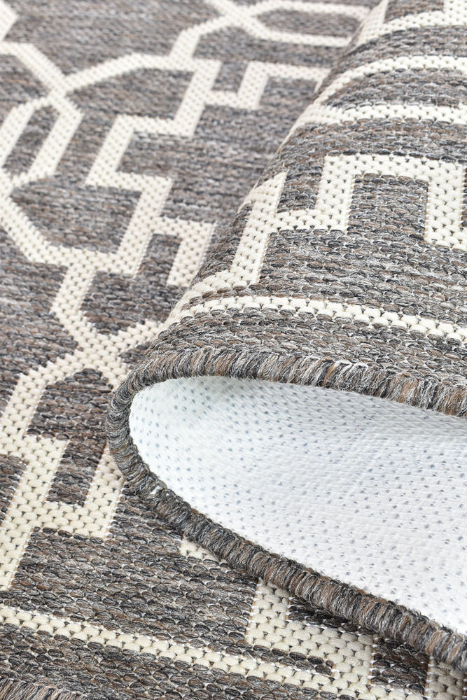 Pacific Brown Cream Rug 208-W71E.