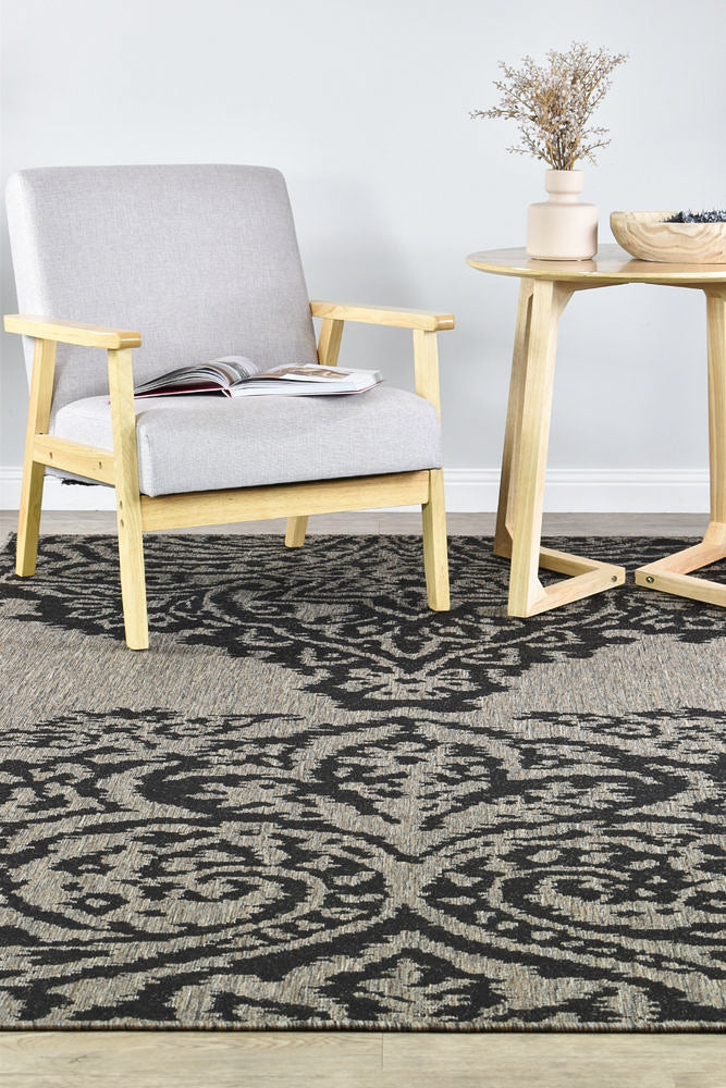 Pacific Brown Black Rug 5605-J48H.