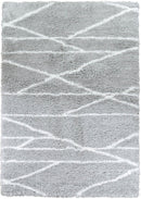 Cobi Shaggy Light Grey Rug 8741A.