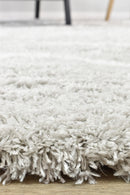 Cobi Shaggy Light Grey Rug 8741A.