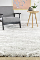 Cobi Shaggy Light Grey Rug 8741A.
