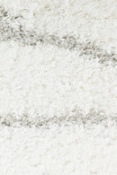 Cobi Shaggy White Rug 8741A.
