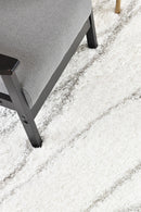 Cobi Shaggy White Rug 8741A.