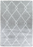 Cobi Shaggy Light Grey Rug 8744A.