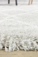 Cobi Shaggy Light Grey Rug 8744A.