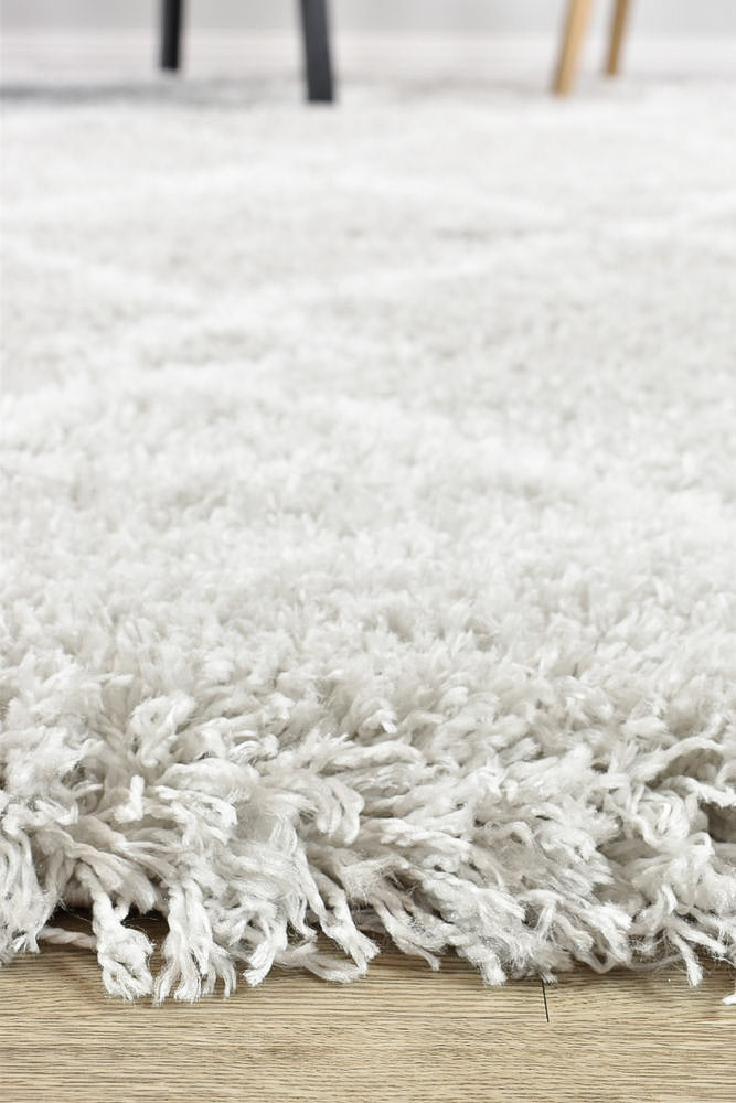 Cobi Shaggy Light Grey Rug 8744A.
