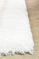 Cobi Shaggy Beige White Rug 8745A.