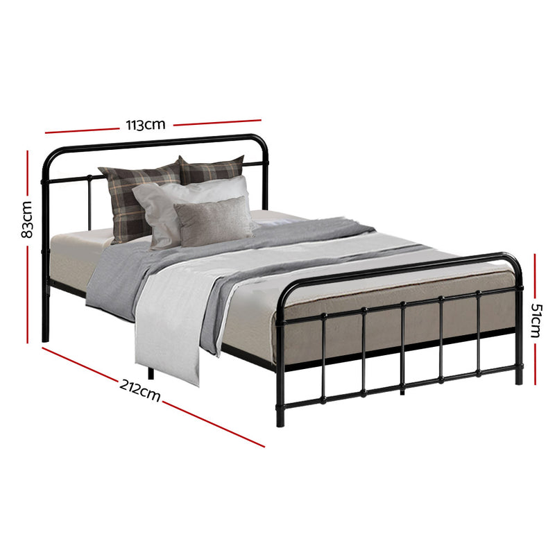 Ludo King Single Metal Bed Frame