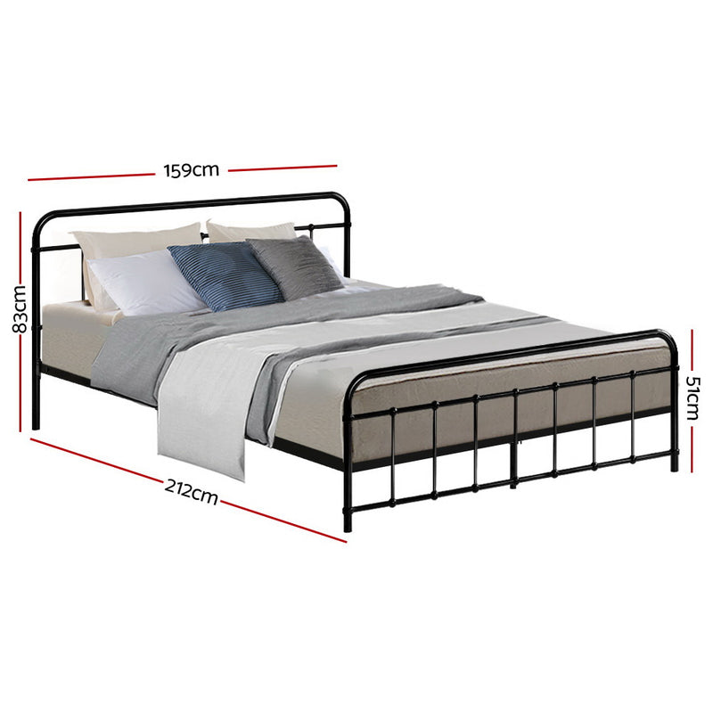 Ludo Queen Metal Bed Frame