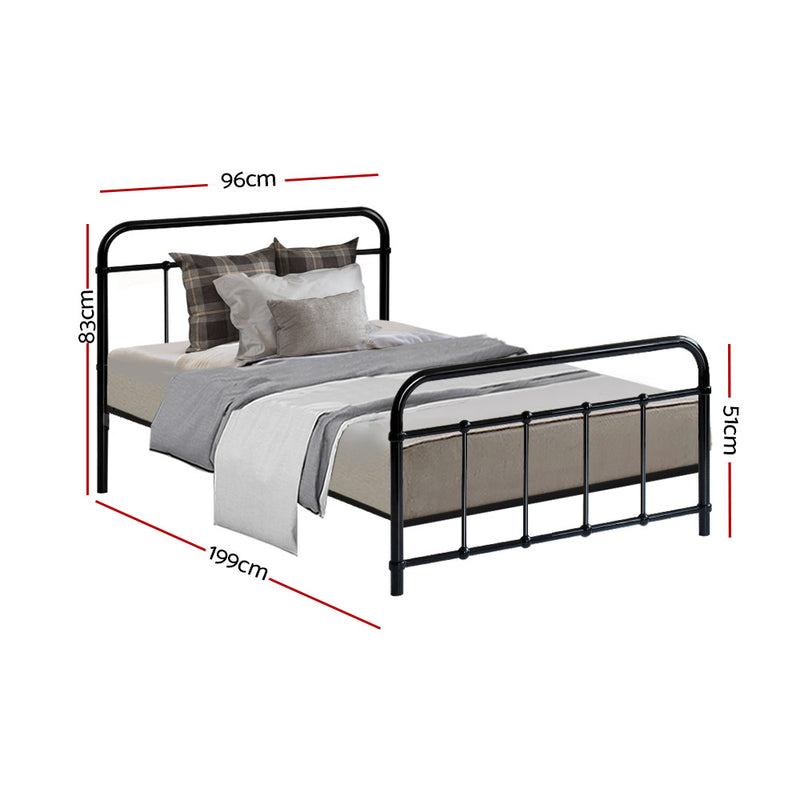 Ludo Single Metal Bed Frame