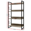 Truax 4 Tier Book Shelf