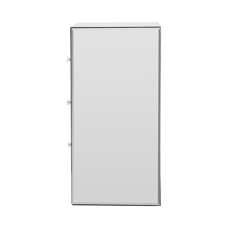 Minotte Slim Mirror Bedside - Silver