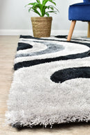 Florida Black Grey Rug 883.