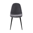 Eyrar II Velvet Dining Chairs (Set of 4).