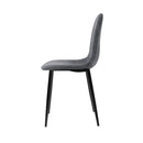 Eyrar II Velvet Dining Chairs (Set of 4).