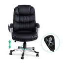 Bettyhill PU Massage Office Chair - Black