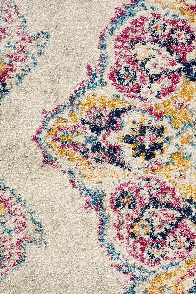 Library Kendall Bone Round Rug.