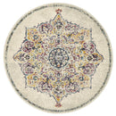 Library Kendall Bone Round Rug.