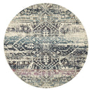 Library Layton Blue Round Rug.