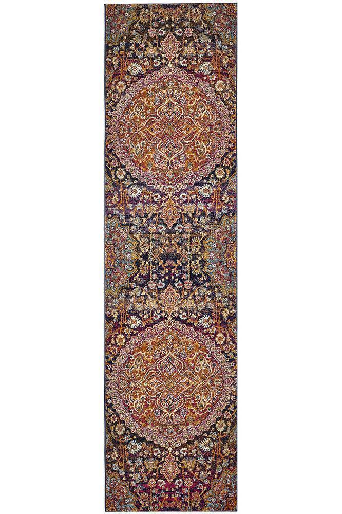 Library Preston Multi Coloured Rug.