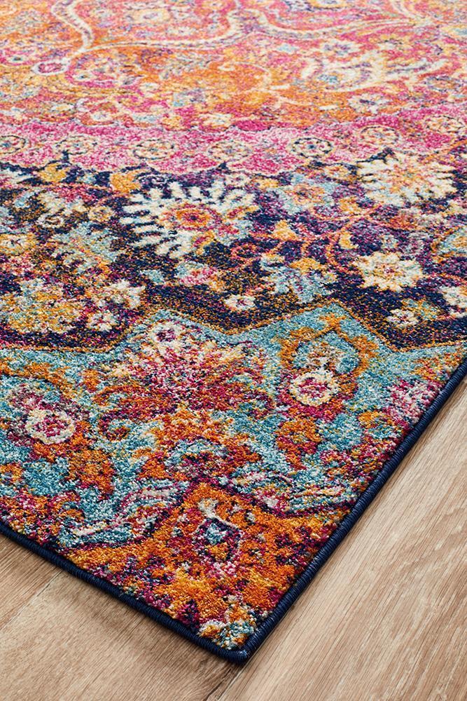 Library Preston Multi Coloured Rug.