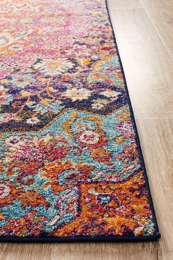 Library Preston Multi Coloured Rug.