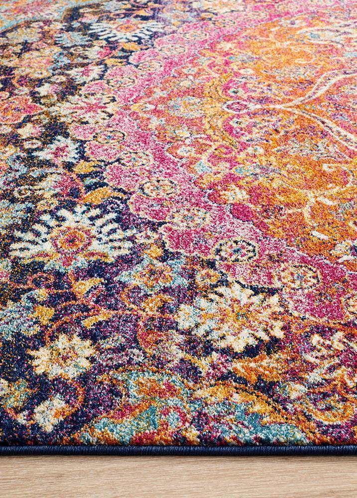Library Preston Multi Coloured Rug.