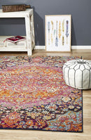 Library Preston Multi Coloured Rug.