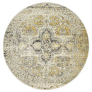 Library Wesley Silver Round Rug.