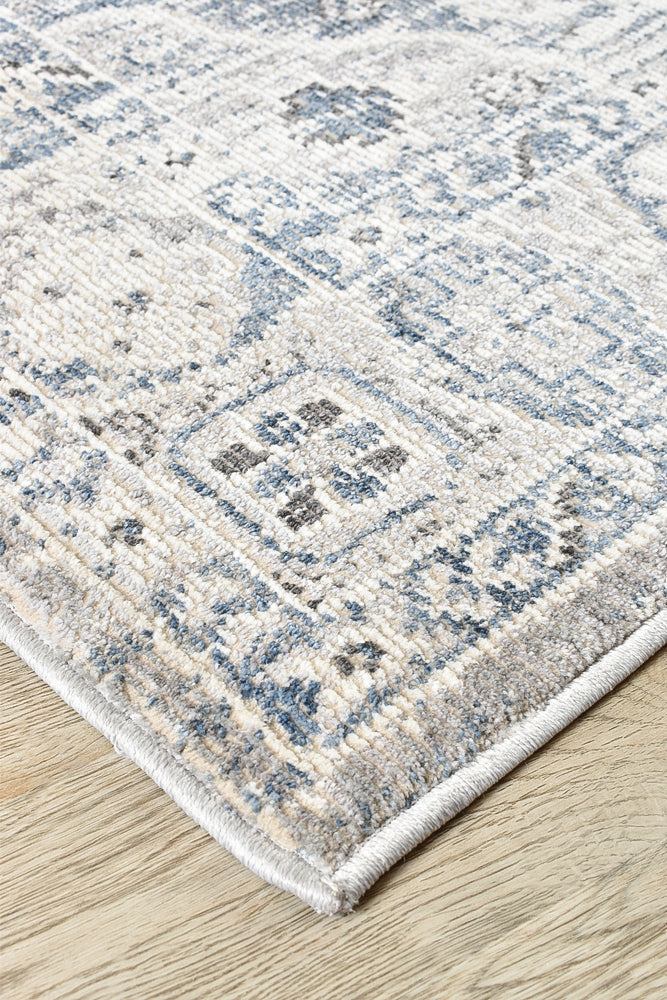 Medina Blue L.Grey Rug 0320C.