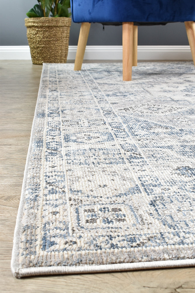 Medina Blue L.Grey Rug 0320C.