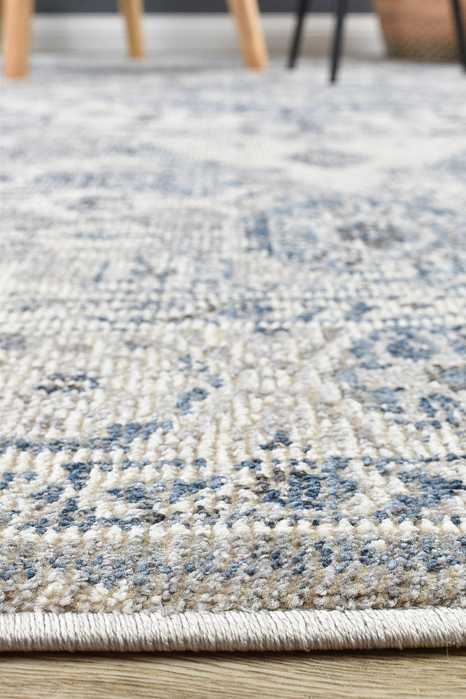 Medina Blue L.Grey Rug 0320C.