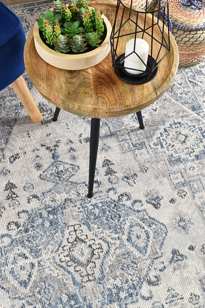 Medina Blue L.Grey Rug 0320C.