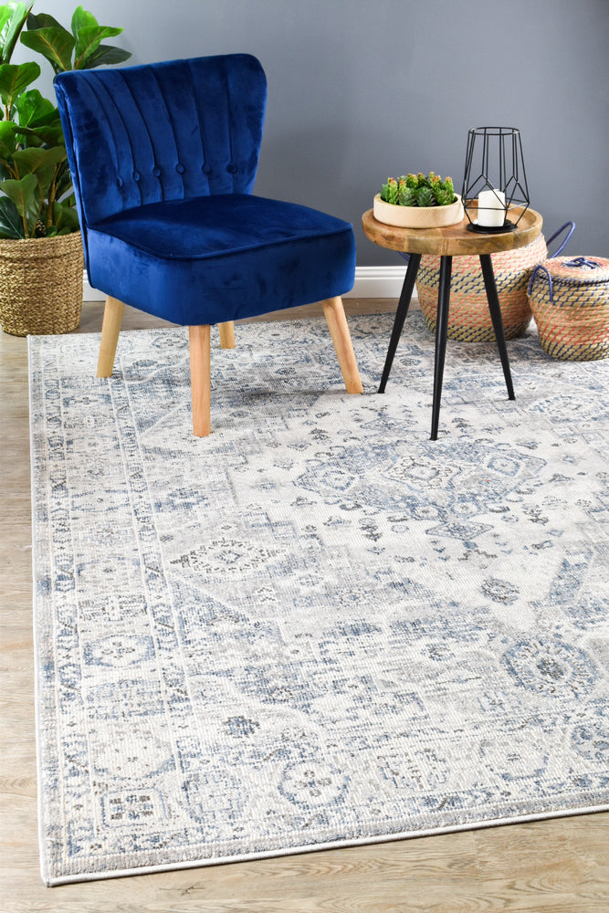 Medina Blue L.Grey Rug 0320C.