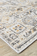 Medina Grey Mustard Rug 0320C.