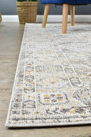 Medina Grey Mustard Rug 0320C.