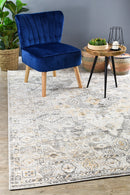 Medina Grey Mustard Rug 0320C.