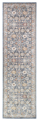 Medina Dark Blue Runner Rug A156A.