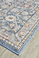 Medina Dark Blue Runner Rug A156A.