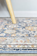 Medina Dark Blue Runner Rug A156A.