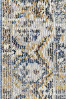 Medina Dark Blue Runner Rug 0318A.