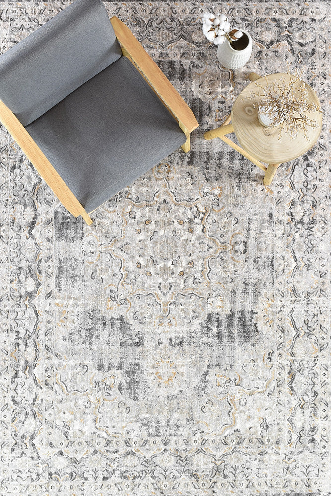 Medina L.Grey Rug 0318A.