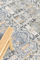 Medina Blue Grey Rug 0319A.