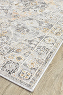 Medina Grey Mustard Runner Rug 0320C.