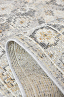 Medina Grey Mustard Runner Rug 0320C.