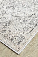 Medina Grey Runner Rug 0321B.